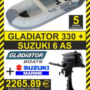 SET GUMENJAK GLADIATOR 330 + MOTORI SUZUKI