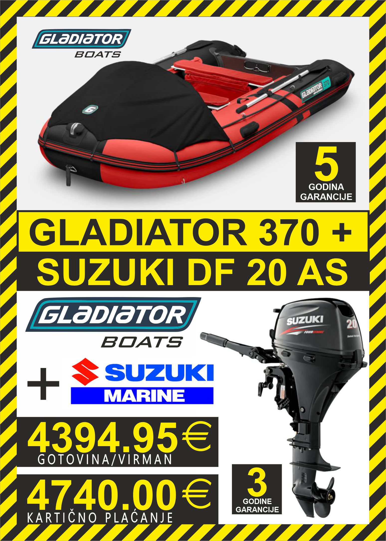 Set Gladiator 370 + Suzuki 20 - Image 3